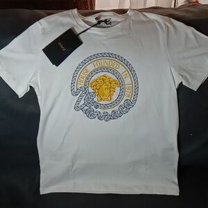 Versace kids Medusa head T-Shirt jersey+nautical